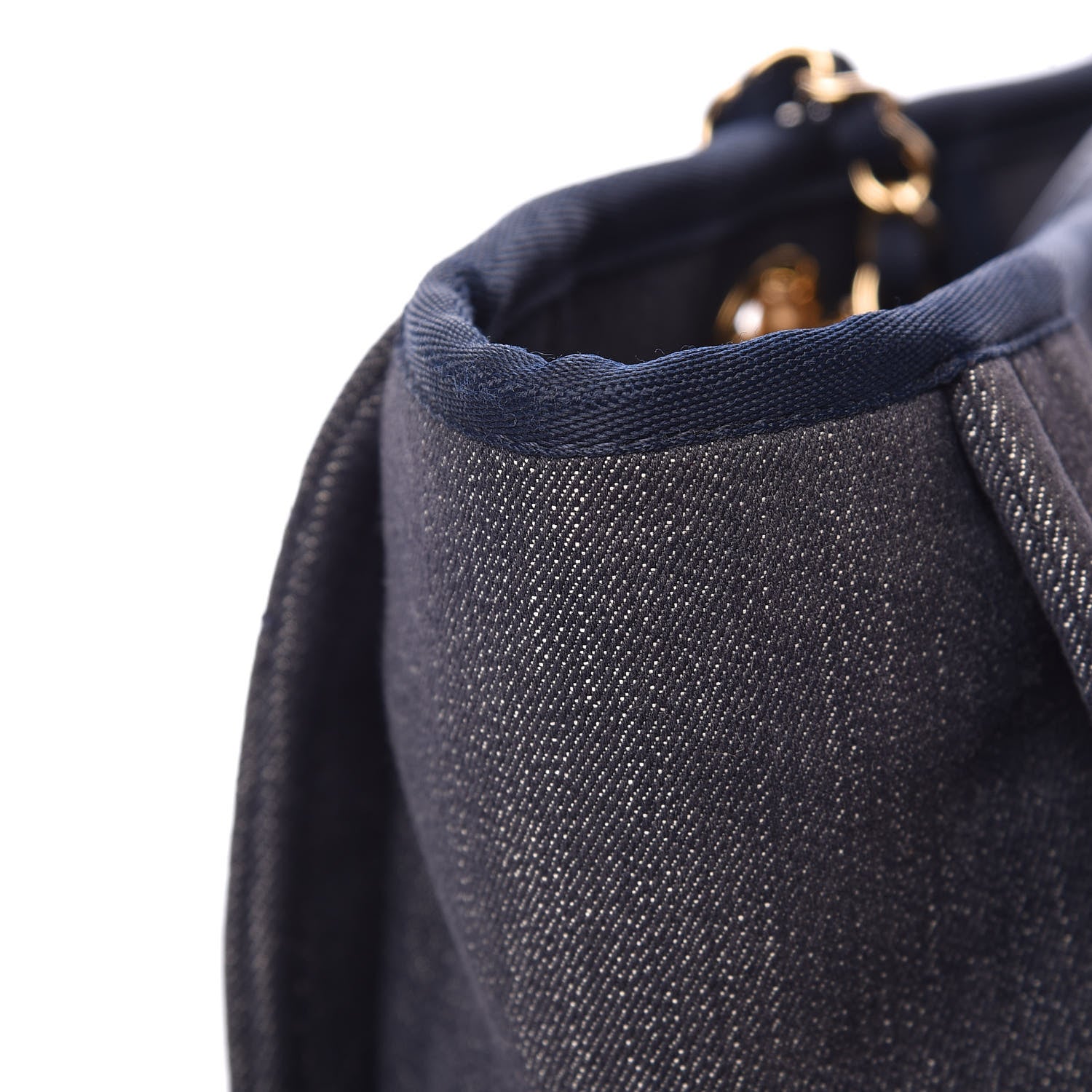 Chanel Denim Small Deauville Tote Dark Blue 12 of 19