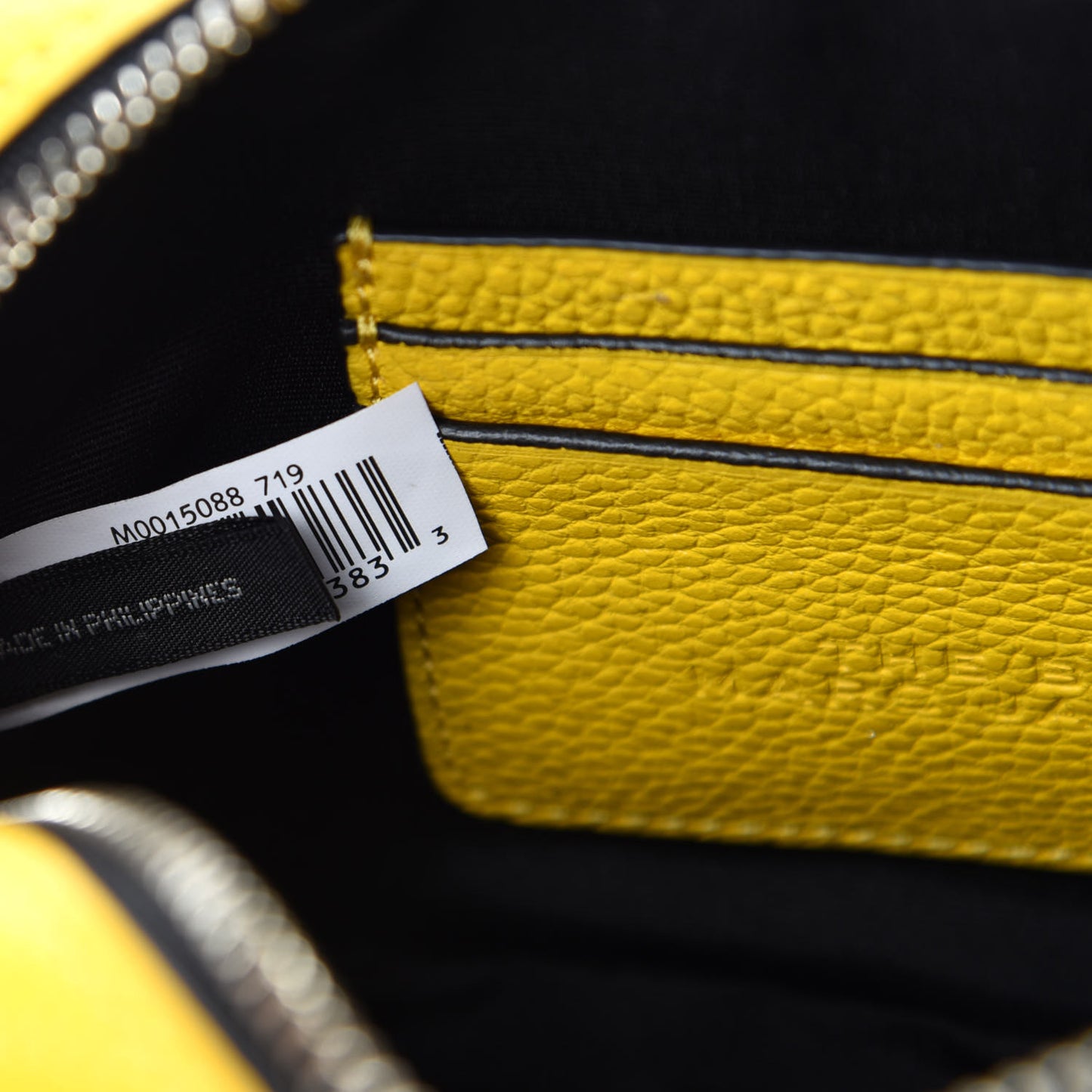 Calfskin Box Camera Bag Yellow