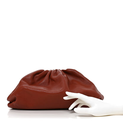 Bottega Veneta Smooth Butter Calf The Pouch Oversized Clutch Rust 2 of 10
