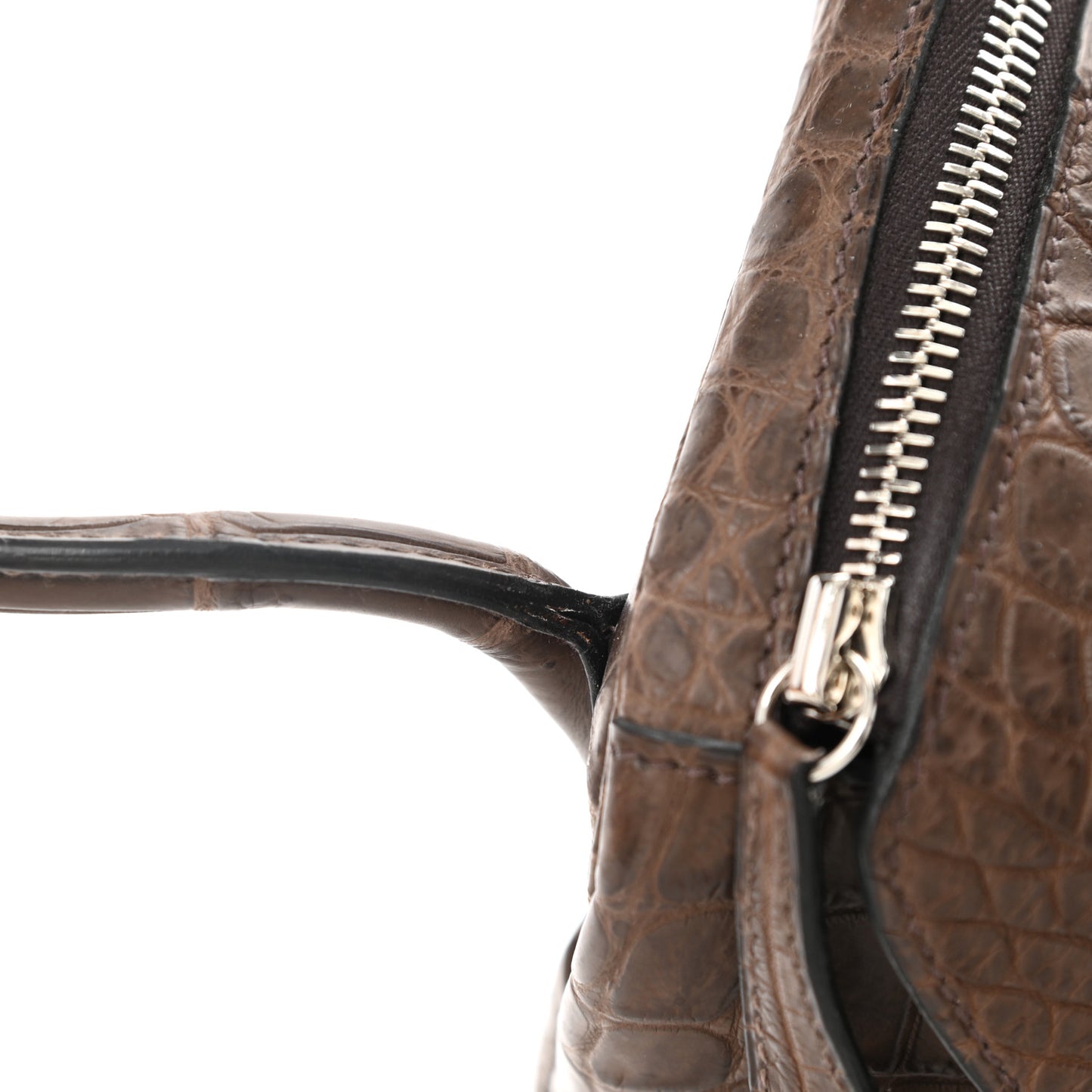 Matte Niloticus Crocodile Lindy 30 Chocolate