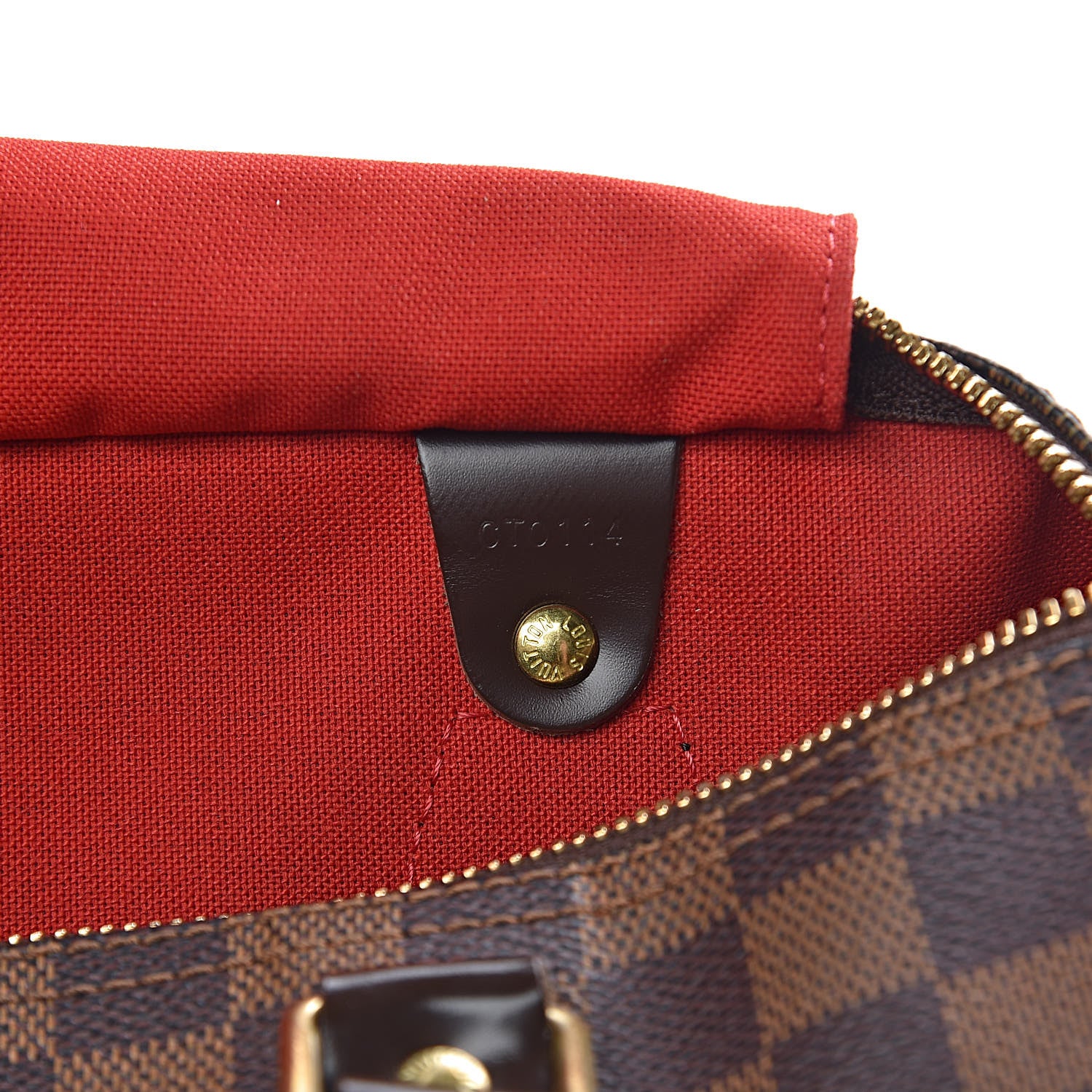 Louis Vuitton Damier Ebene Speedy Bandouliere 30 8 of 16