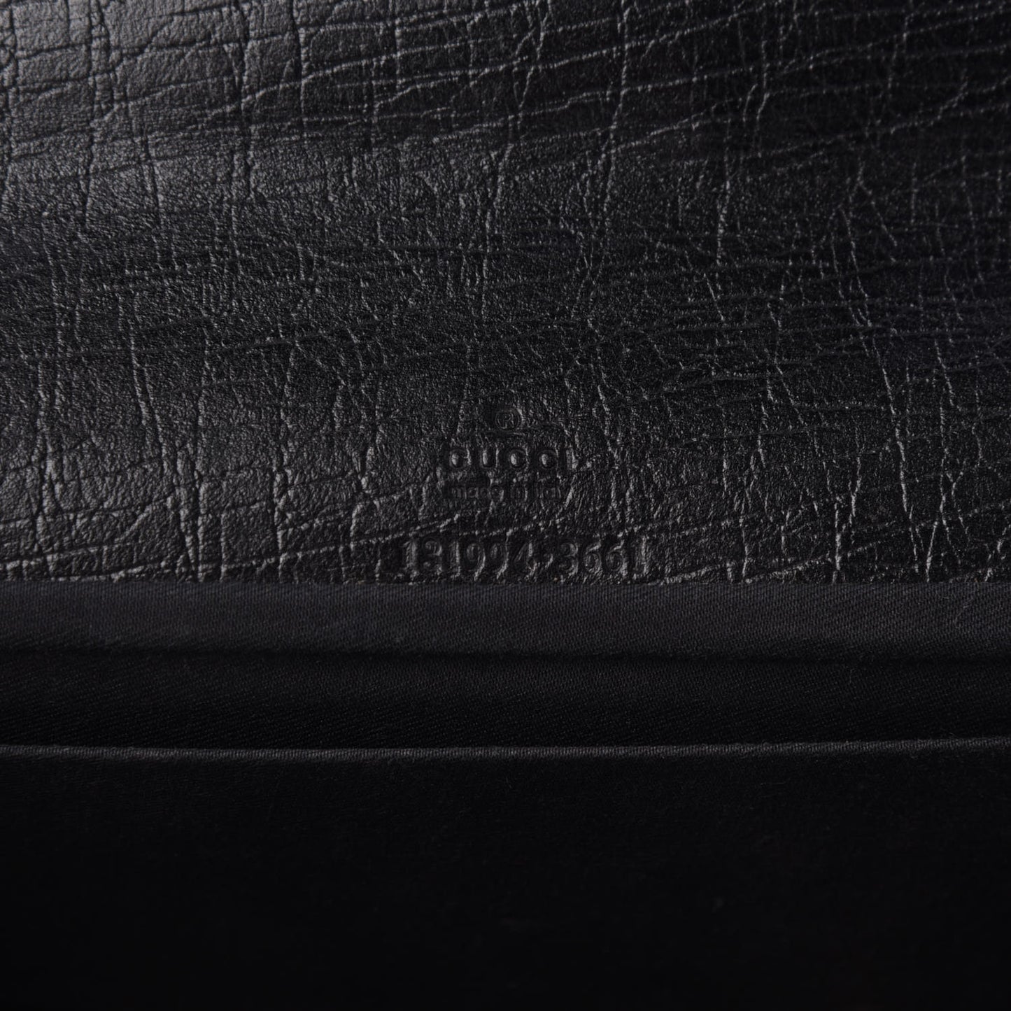 Monogram Bamboo Web Clutch Black