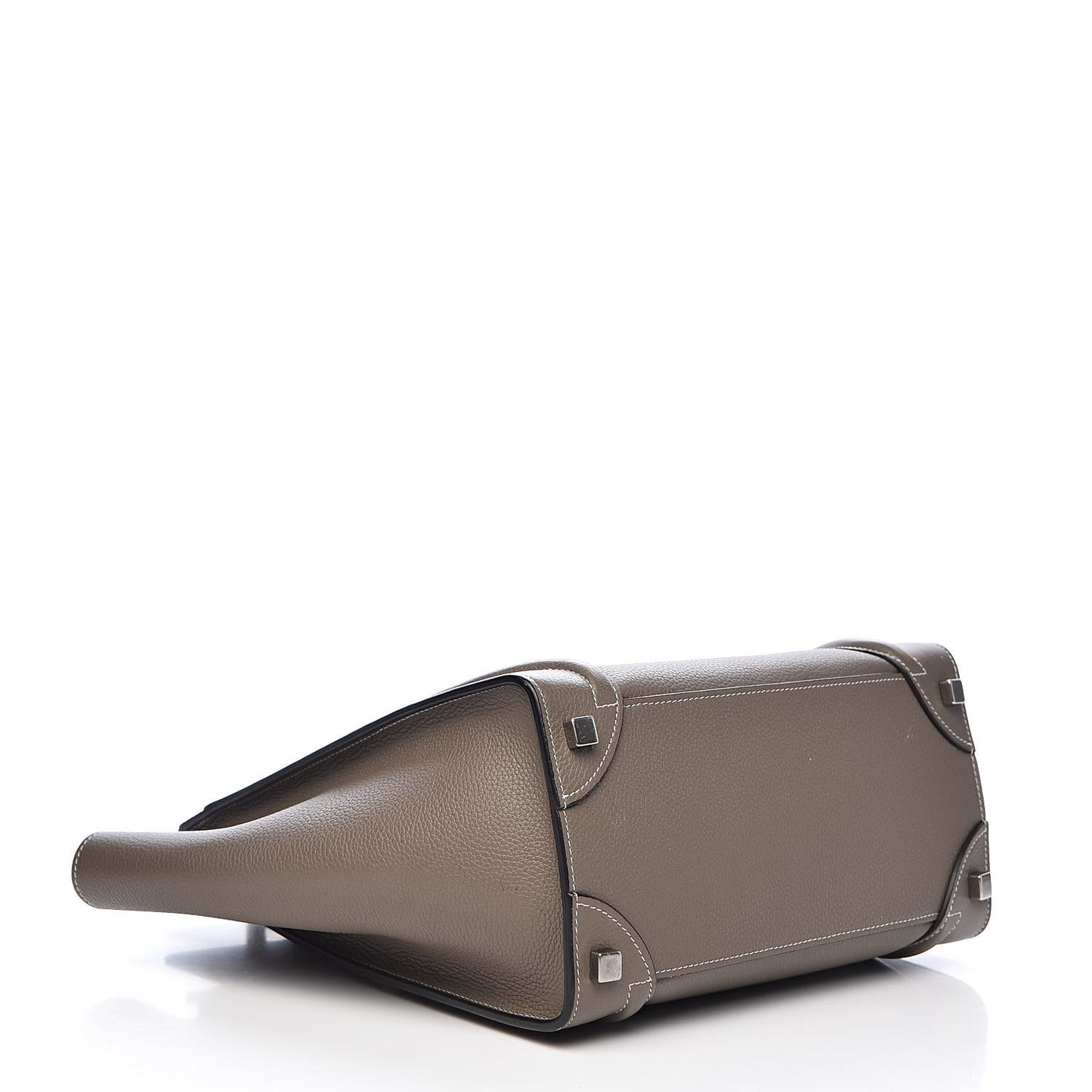 Drummed Calfskin Micro Luggage Souris