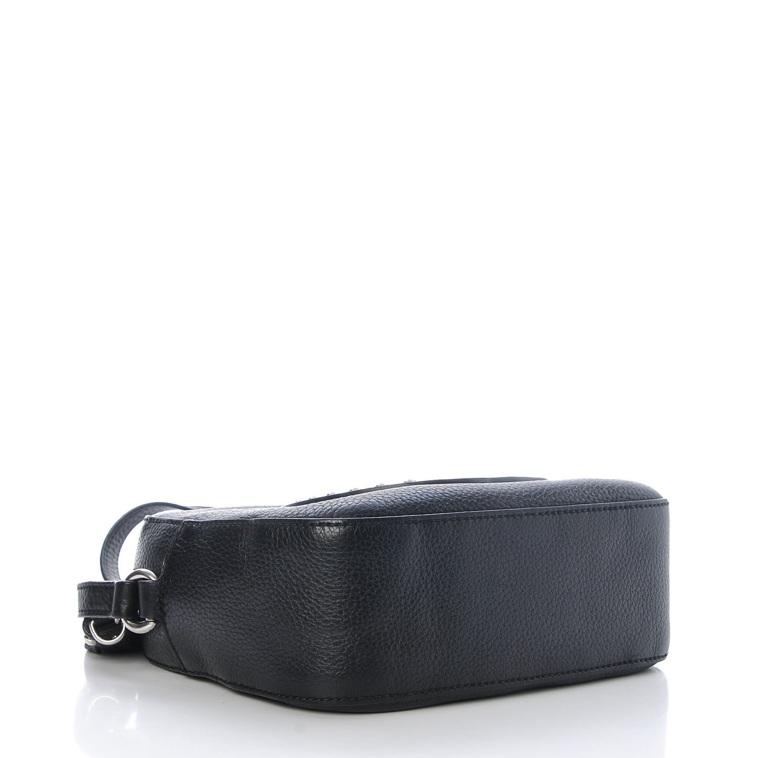Gucci Pebbled Calfskin Studded Small Soho Disco Bag Black 4 of 7