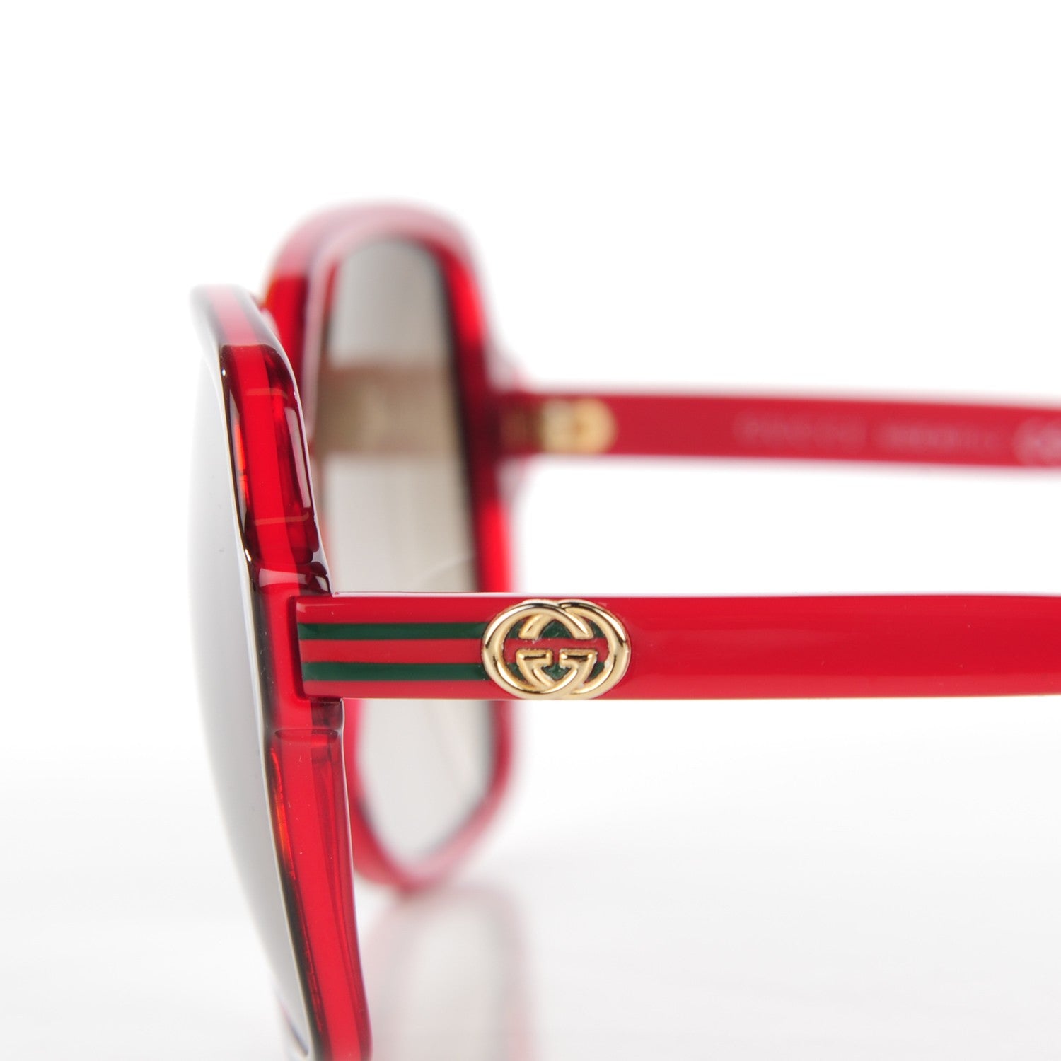 Gucci GG Web Sunglasses 3582/S Red 4 of 7