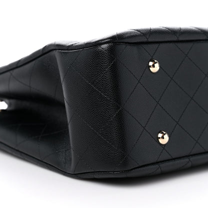 Chanel Caviar Quilted Large Shopping Tote Black 8 of 10