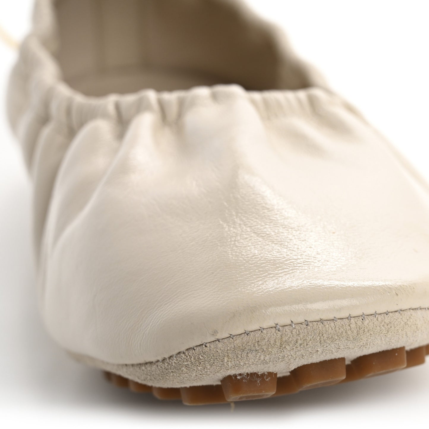 Vitello Filo Ballerina Flats 35 Shell