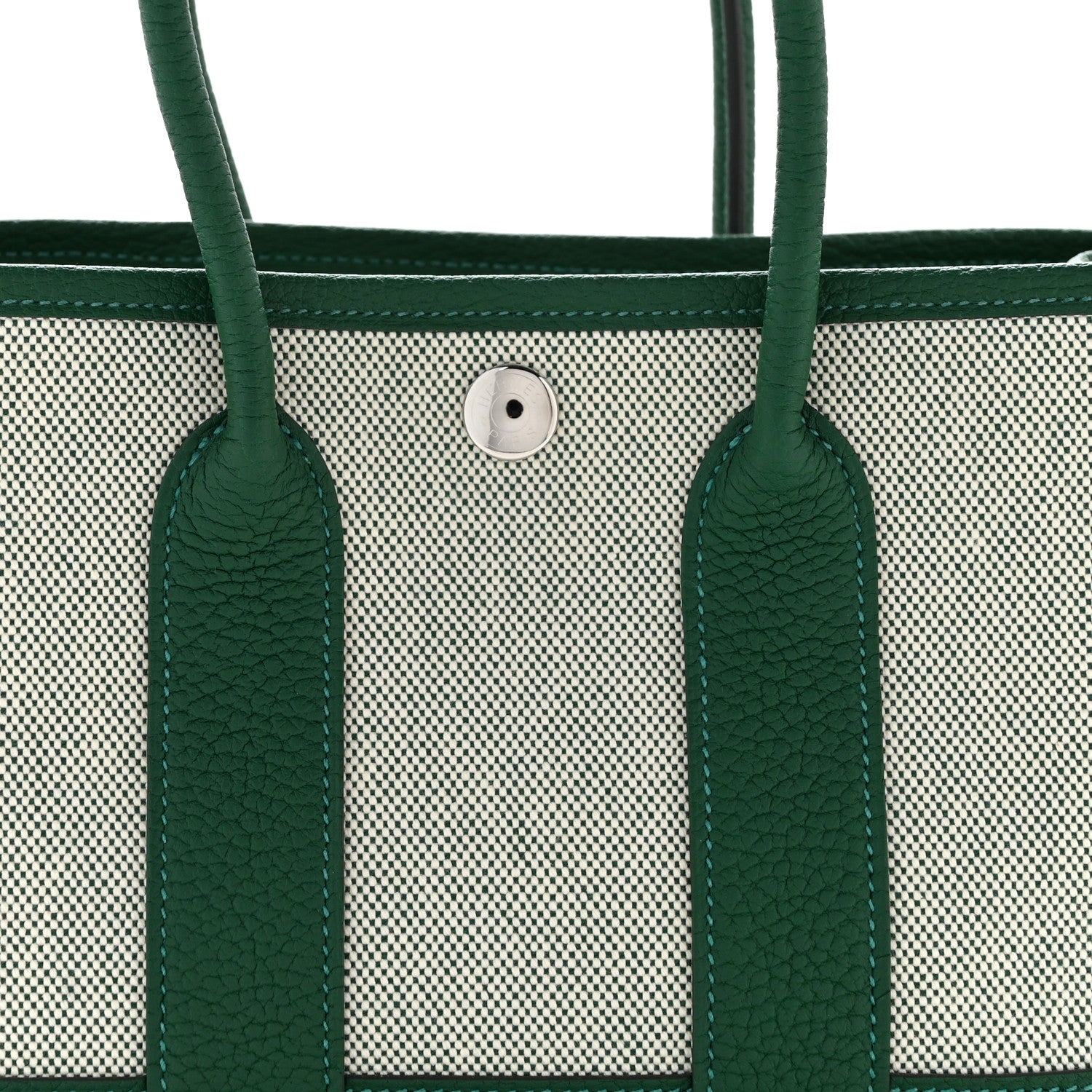 Hermes H Viking Negonda Neo Garden 23 Ecru Vert Moyen 8 of 10