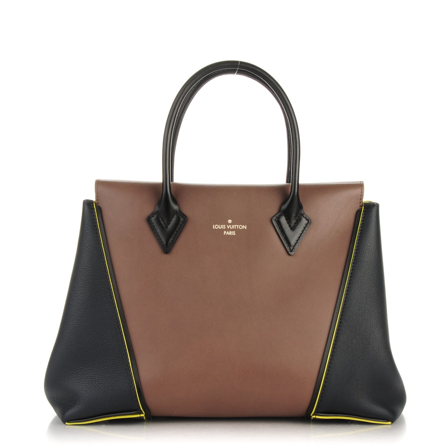 Veau Cachemire Cuir Orfevre Tote W PM Gris Neon