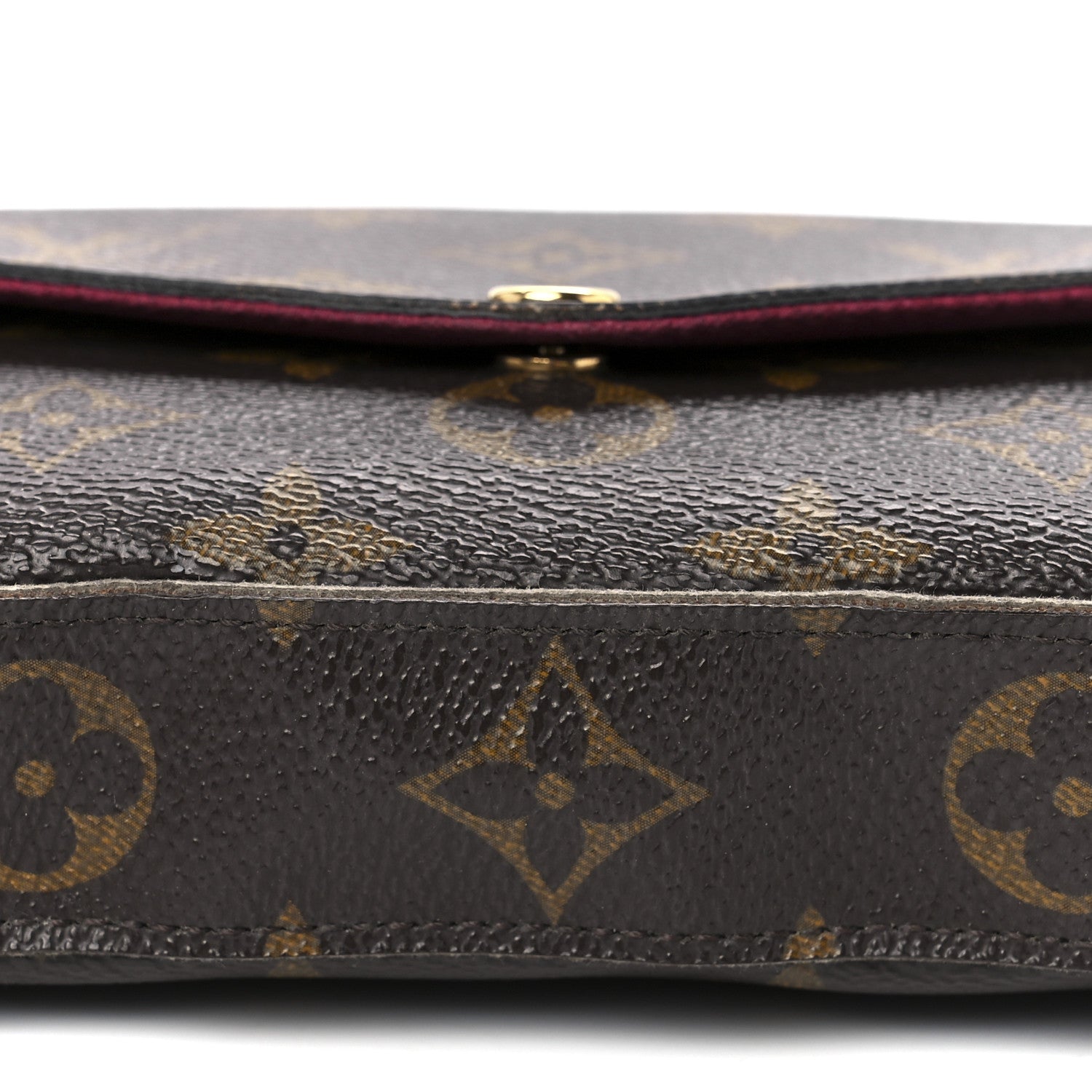 Louis Vuitton Monogram Pochette Felicie Chain Wallet Fuchsia 15 of 16