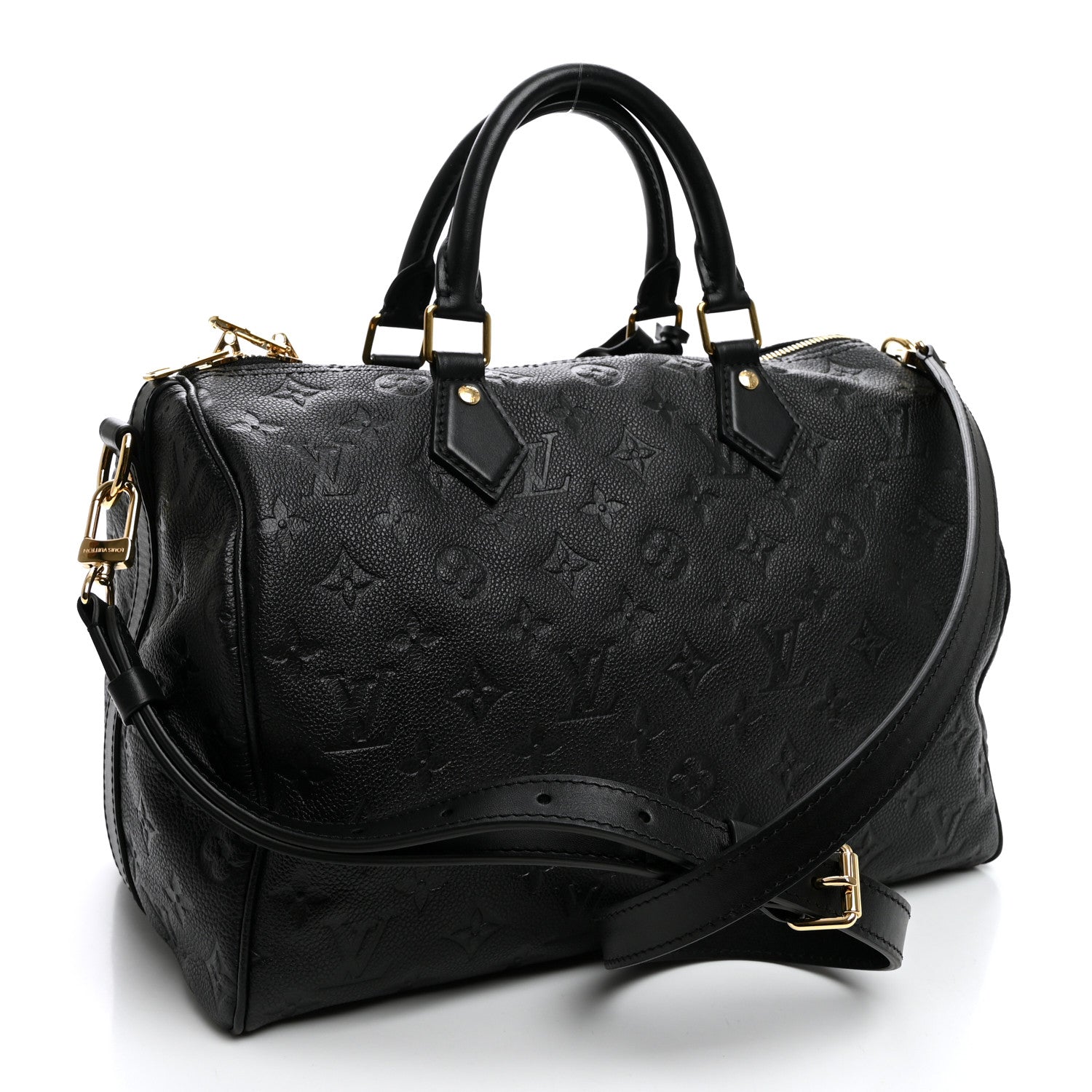 Louis Vuitton Empreinte Monogram Speedy Soft 30 Black 3 of 9