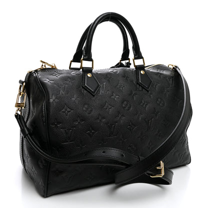 Louis Vuitton Empreinte Monogram Speedy Soft 30 Black 3 of 9