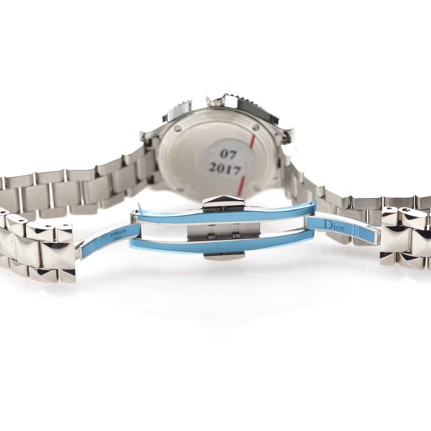 Christian Dior Stainless Steel Diamond Mother of Pearl 25mm Dior VIII Montaigne Quartz Watch 5 of 6