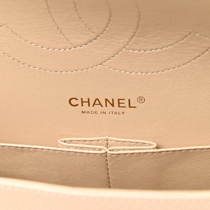Chanel Caviar Quilted Jumbo Double Flap Beige Clair 6 of 11