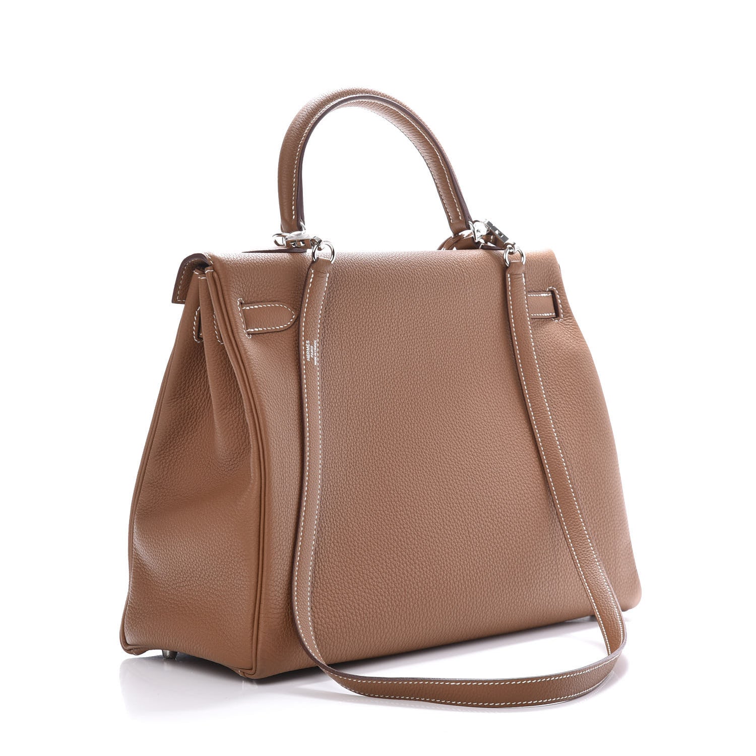 Hermes Togo Kelly Retourne 35 Gold 3 of 11