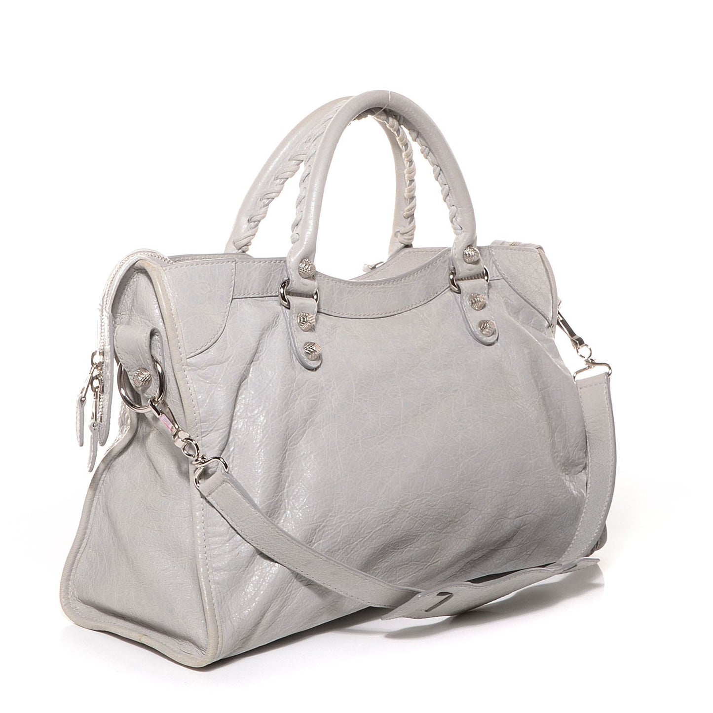 Agneau Giant 12 Silver Hardware City Gris Ciment