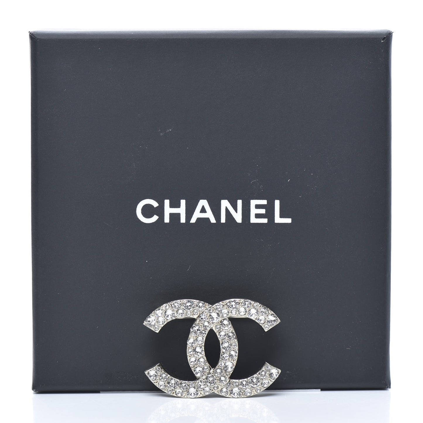 Crystal Palais Garnier CC Brooch Silver