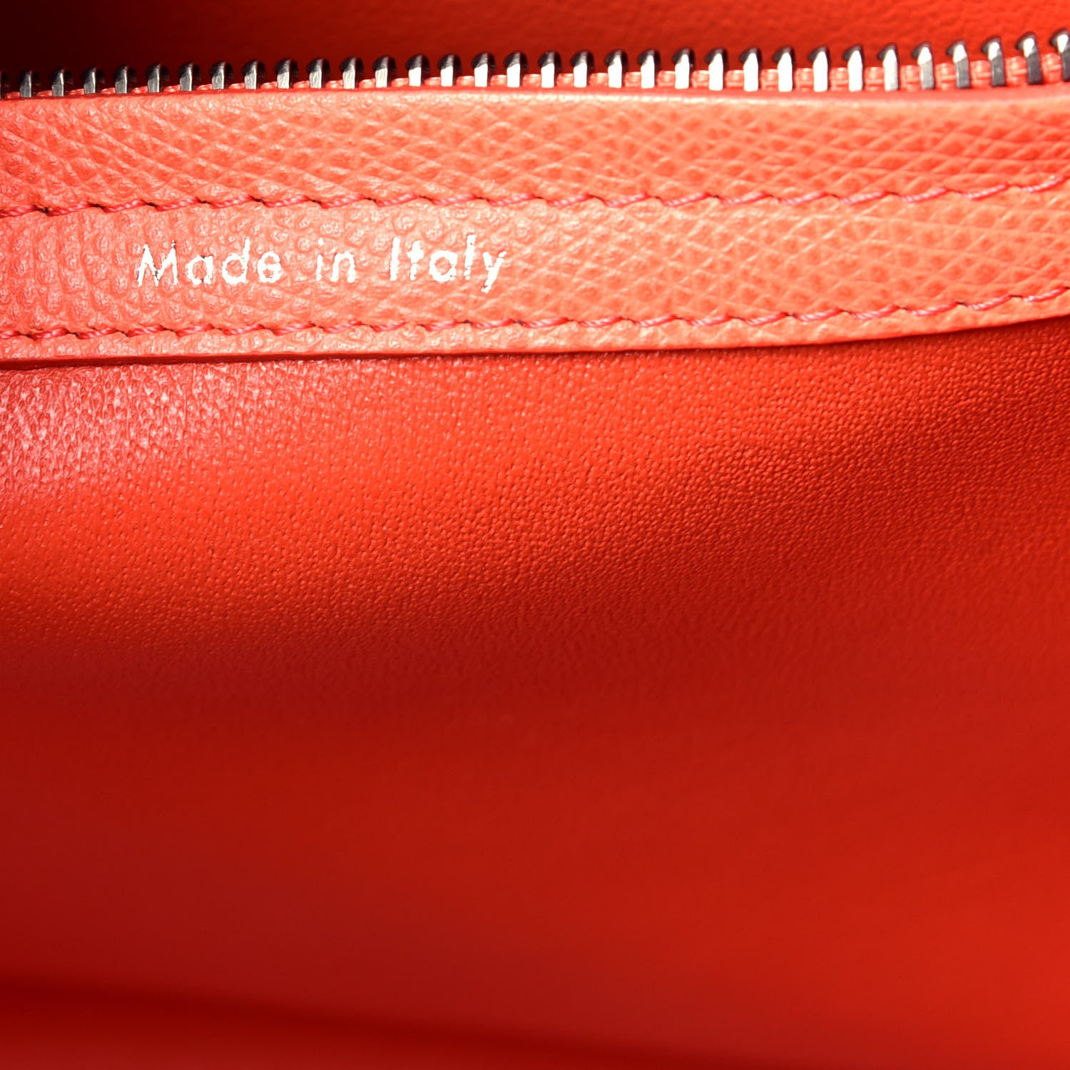 Celine Grained Calfskin Medium Phantom Luggage Coral 6 of 8