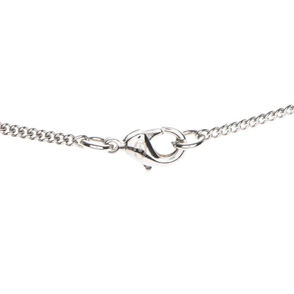 Chanel Crystal Emoji Choupette Cat Pendant Necklace Silver 4 of 5