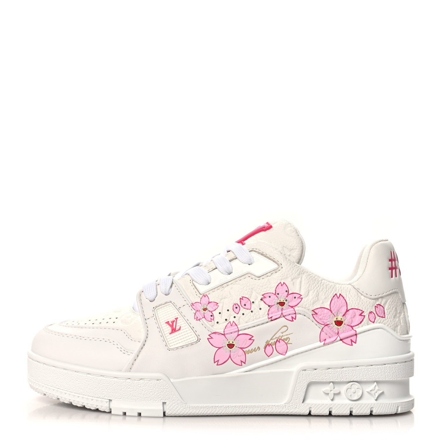 Louis Vuitton LV X TM Calfskin Womens LV Trainer Sneakers 36 White 1 of 9