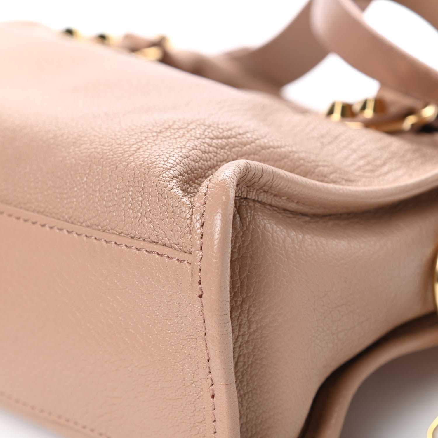 Balenciaga Chevre Gold Metallic Edge Hardware Mini City Rose Des Sables 11 of 13