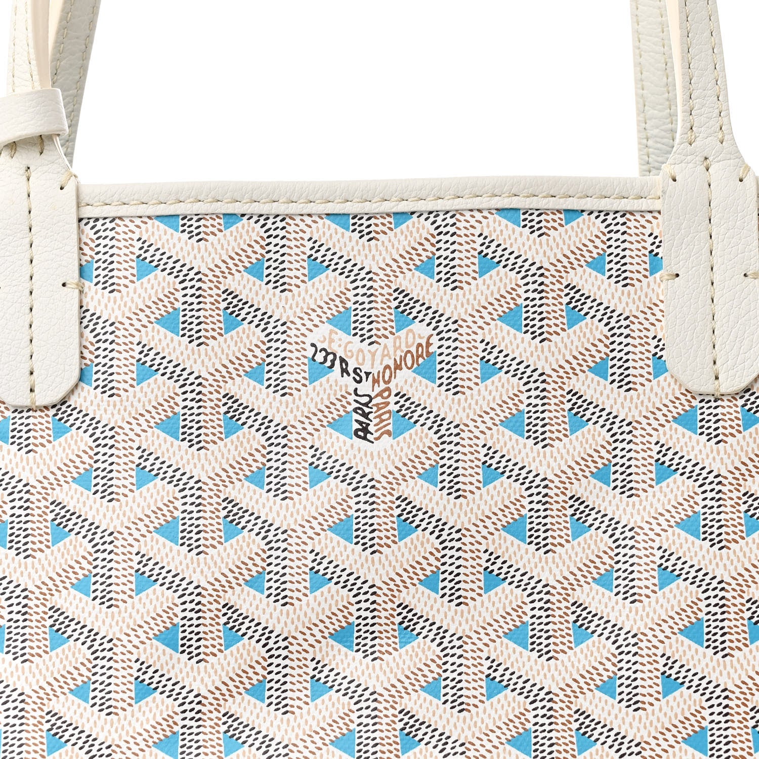 Goyard Goyardine Saint Louis Claire Voie PM White Opaline 10 of 12