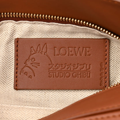 Loewe X HOWLS MOVING CASTLE Satin Calfskin Small Calcifer Puzzle Bag Rust 6 of 10