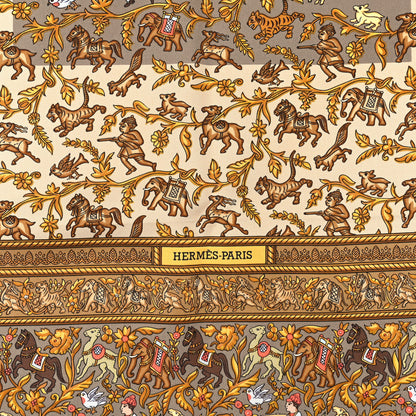Hermes Silk Chasse en Inde Scarf 90 2 of 3