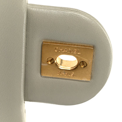 Chanel Lambskin Quilted Mini Pearl Crush Flap Light Grey 6 of 11