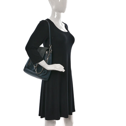 Chloe Suede Calfskin Small Faye Backpack Silver Blue 2 of 13