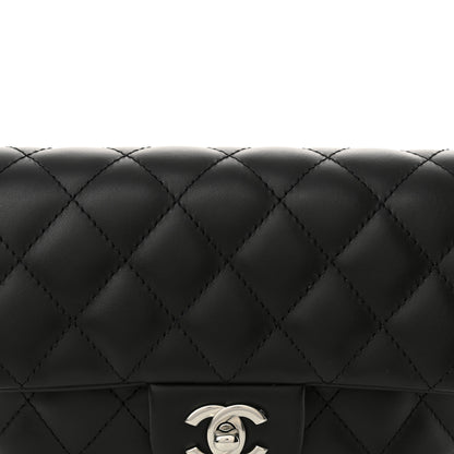 Chanel Calfskin Quilted CC Uniform Flap Belt Bag Black 8 of 10
