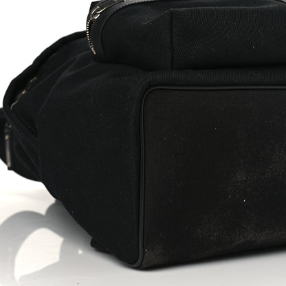 Saint Laurent Canvas SL Playing Cards City Backpack Black 8 of 10