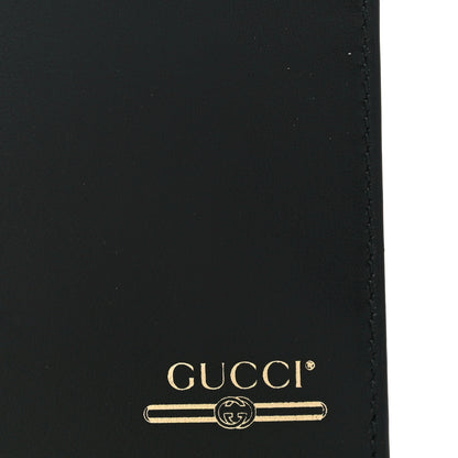 Gucci Plutone Calfskin Logo Bi-Fold Wallet Black 7 of 10