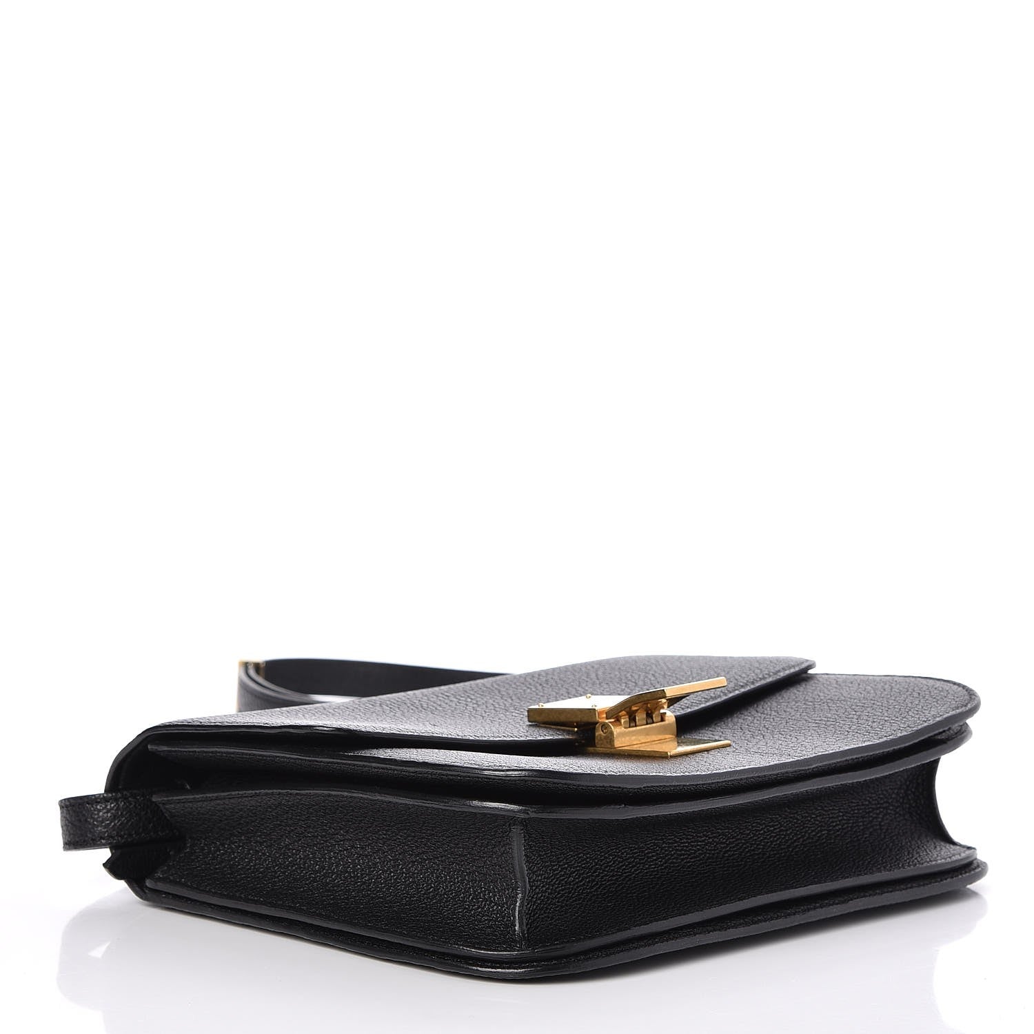 Celine Goatskin Medium Classic Box Flap Bag Black 4 of 8