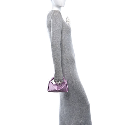 Alexander Wang Mesh Crystal Rhinestone Mini Scrunchie Clutch Winsome Orchid 2 of 10