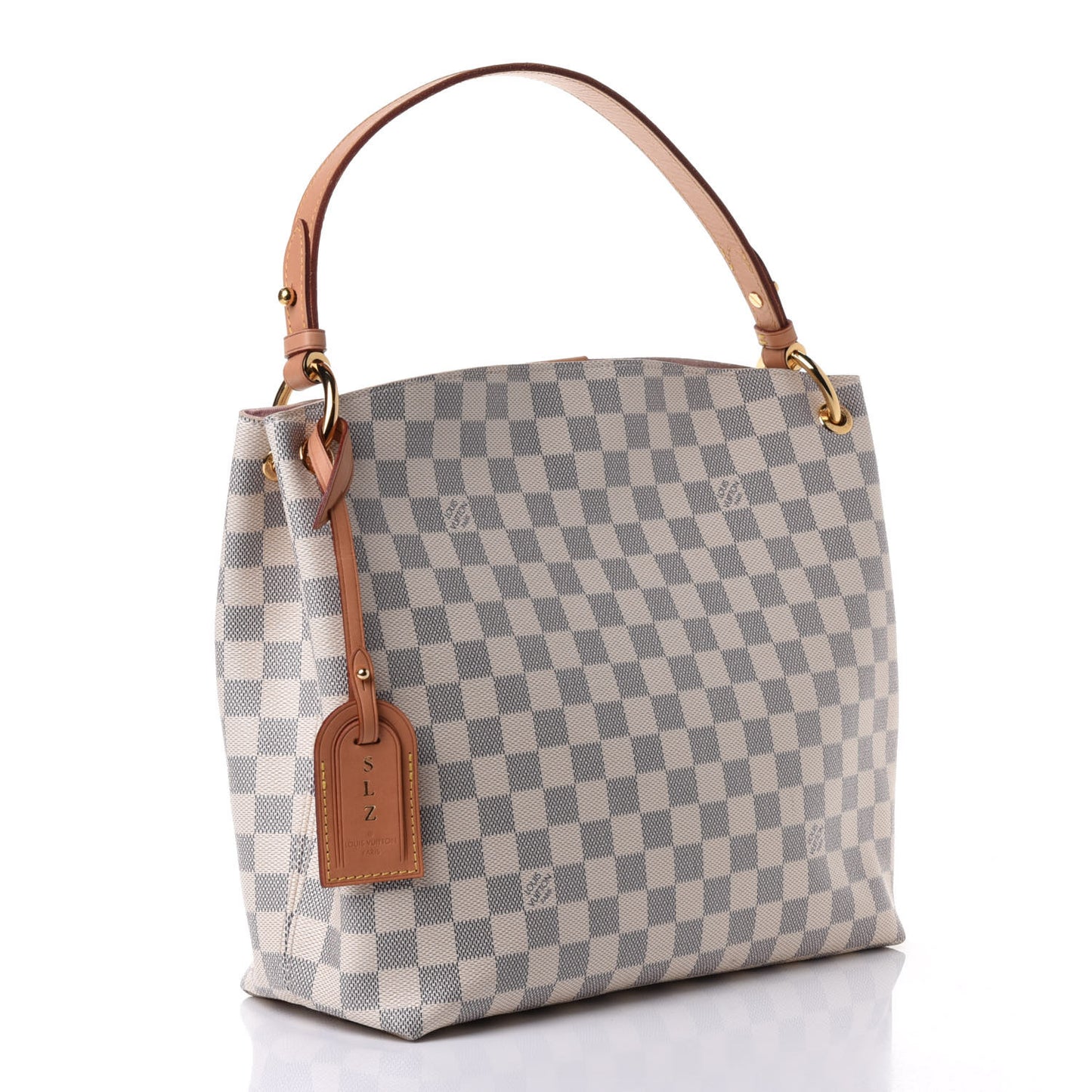 Damier Azur Graceful PM Rose Ballerine