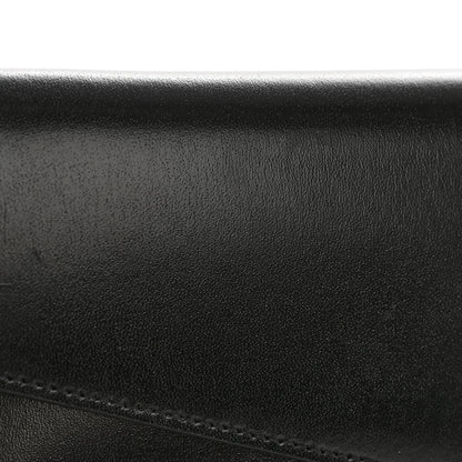Saint Laurent Smooth Shiny Calfskin Monogram Uptown Pouch Black 11 of 12