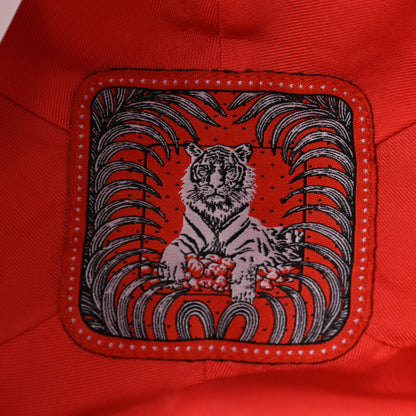 Hermes Cashmere Tigre Royale Riley Cap 60 Marine 9 of 9