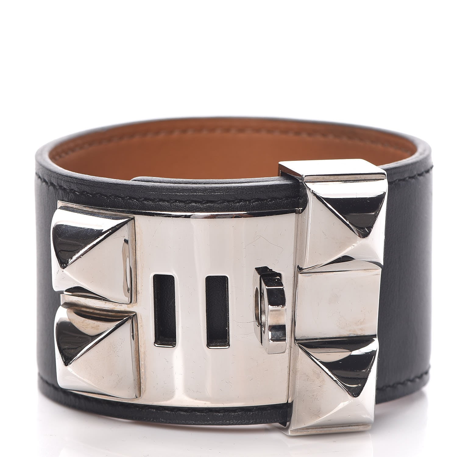 Hermes Chamonix Collier de Chien CDC Bracelet S Black 3 of 5