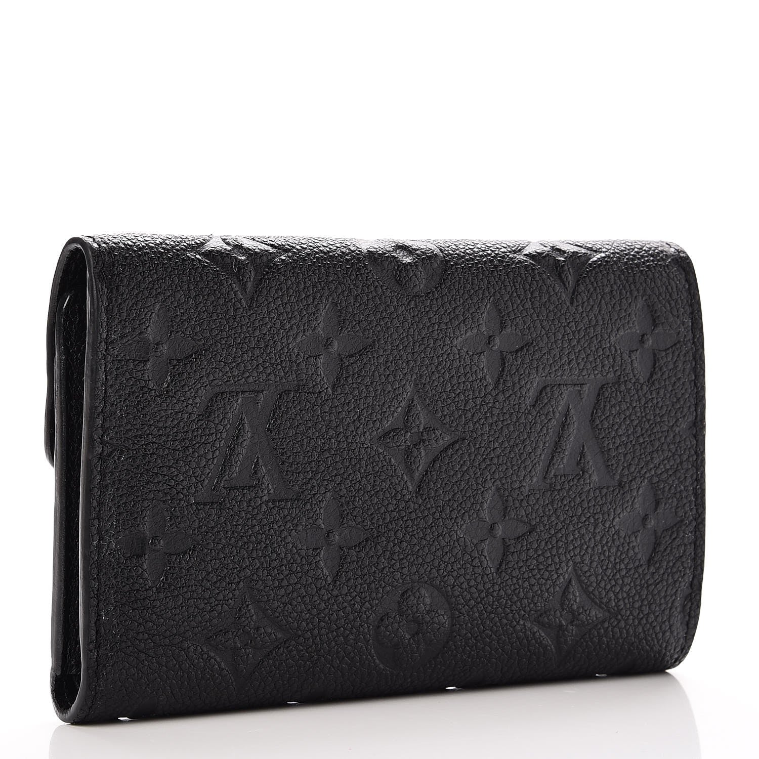 Louis Vuitton Empreinte Compact Curieuse Wallet Black 3 of 7