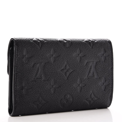 Louis Vuitton Empreinte Compact Curieuse Wallet Black 3 of 7