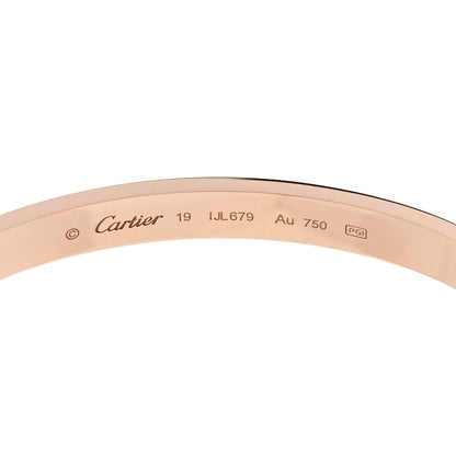 Cartier 18K Pink Gold LOVE Bracelet 19 4 of 5