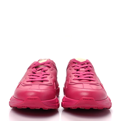 Gucci Calfskin Logo Womens Rhyton Sneakers 40 Box Pink 2 of 6