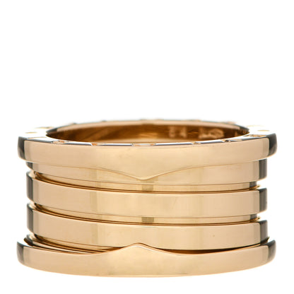 Bulgari 18K Yellow Gold B.Zero1 Four-Band Ring 54 6.75 1 of 7