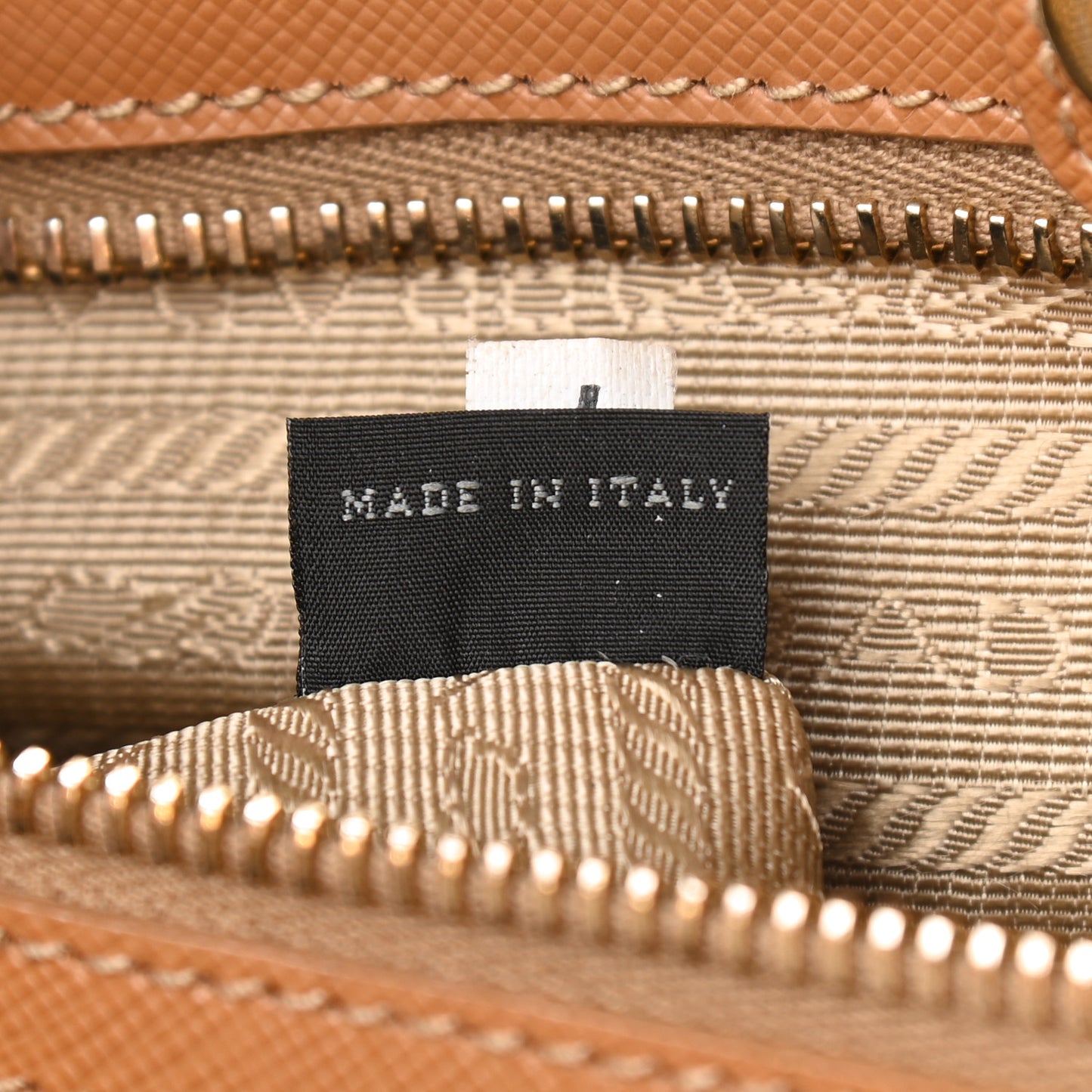 Saffiano Lux Large Tote Caramel
