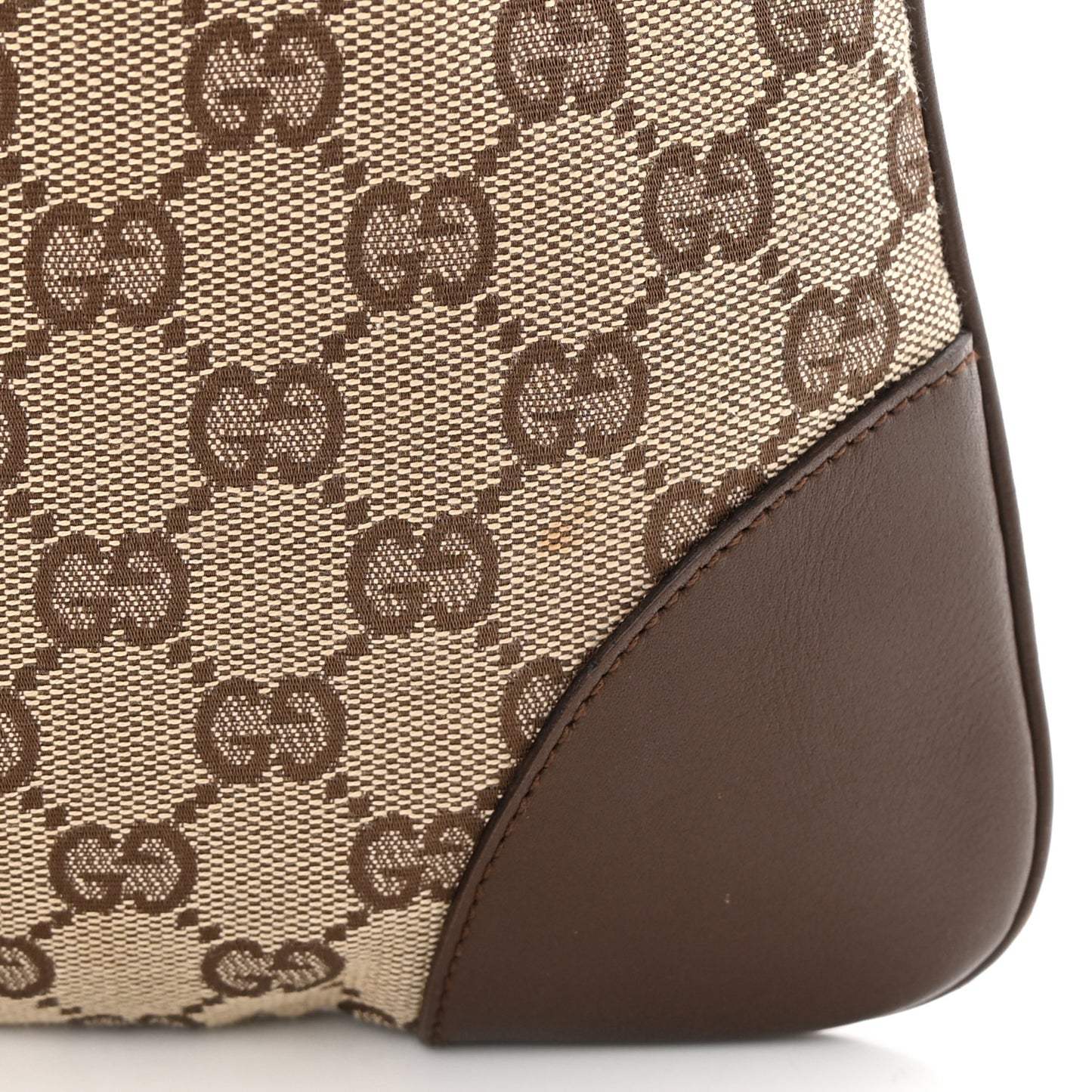 Monogram Lobster Clasp Jackie O Hobo Brown