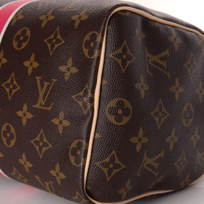 Louis Vuitton Monogram My LV Heritage Speedy 25 Fuchsia White 7 of 9