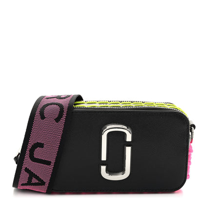 Marc Jacobs Saffiano Whipstitched Small Snapshot Camera Bag Black 1 of 10