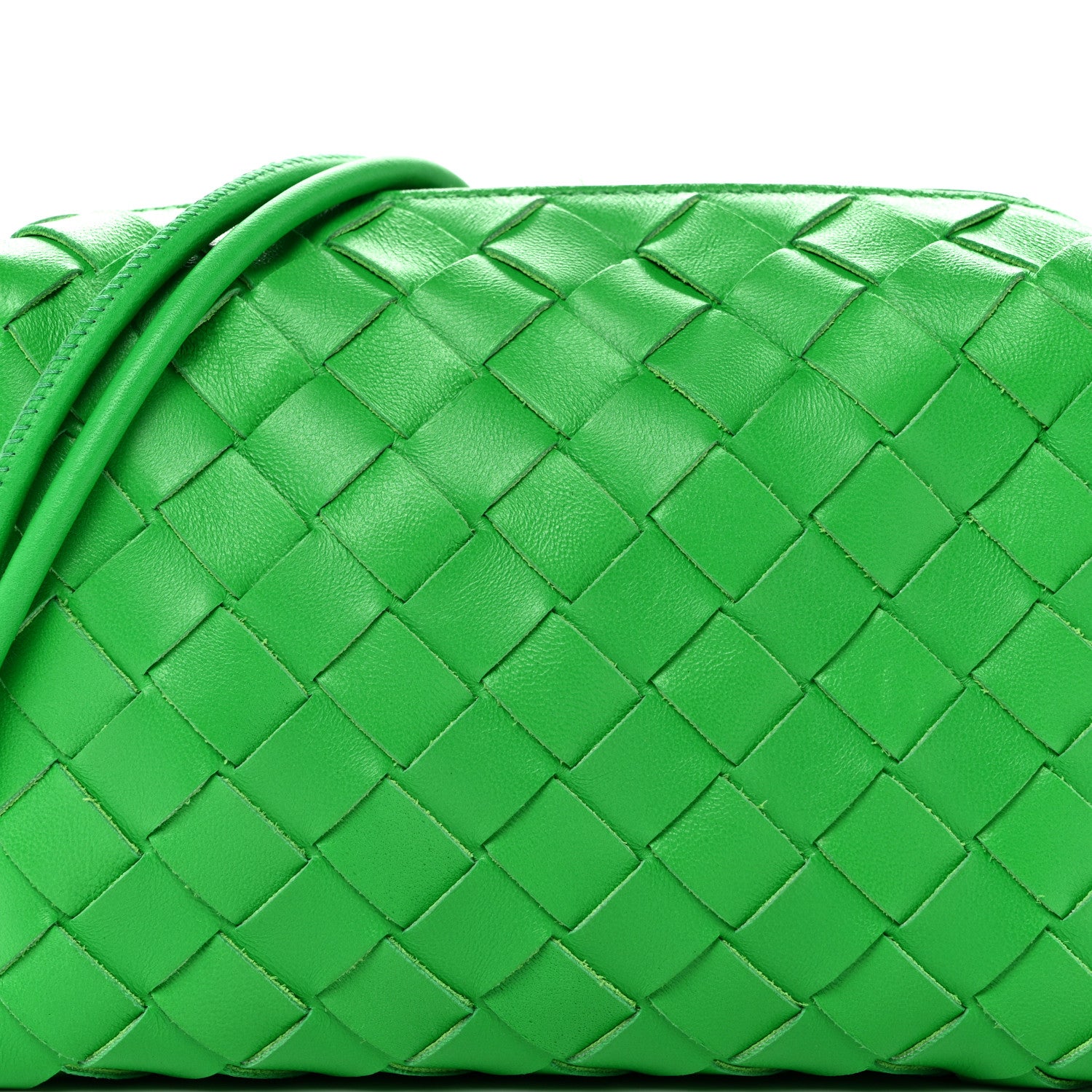 Bottega Veneta Nappa Intrecciato Mini Loop Camera Bag Parakeet 7 of 10