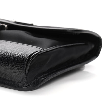 Prada Re-Nylon Saffiano Smartphone Case Crossbody Black 5 of 12
